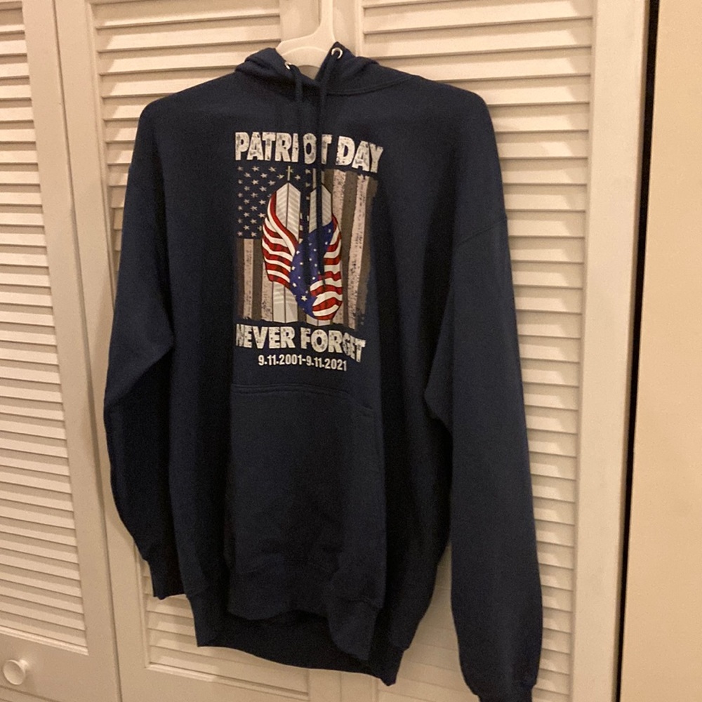 Patriot Day 20 Year Commemorative Unisex Hoodie NWOT